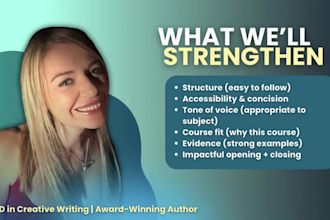 review and edit your ucas or university personal statement