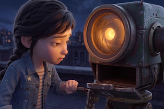 create a cinematic ai animated short film