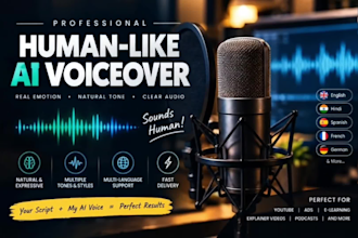 record male and female ai voice over in elevenlabs