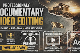 create a professional history documentary video for youtube