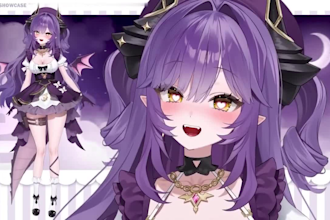 design and rig custom live2d vtuber model for vtube studio