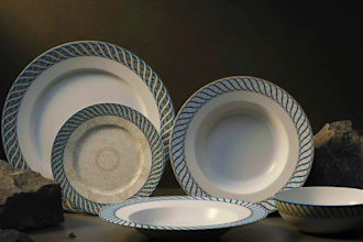 design patterns for tableware and fabrics and more