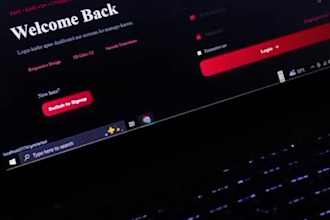 develop a modern ai saas website with responsive design