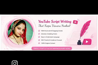 write engaging hindi youtube scripts