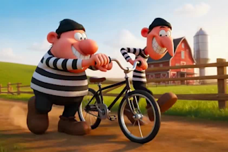 create 3d pixar style ai animation videos, ai story, disney style, cartoon video