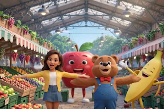 create 3d animation, cartoon animation, and kids storytelling videos
