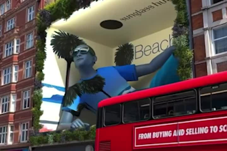 create 3d billboard video ads led display billboard animation 3d anamorphic ads