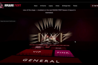 build 3d website, three js interactive business website, 3d landing page
