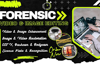 do forensic video and image enhancement for cctv footage, blurry, security video