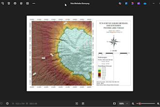 create professional contour maps and topographic maps using gis