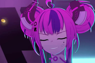 create a stunning custom vtuber avatar, anime character or 2d 3d model