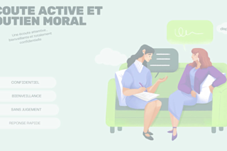 vous offrir une écoute active bienveillante