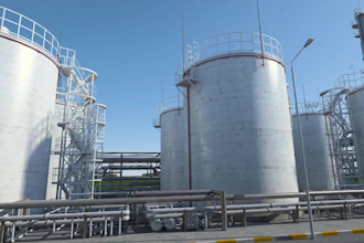 do 3d oil refinery, petrochemical plant and process animation