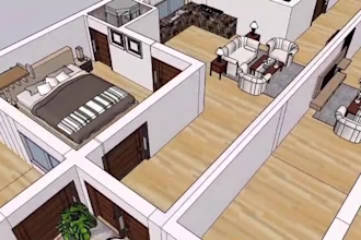 expert autocad drafting, revit bim, sketchup 3d modeling and rendering