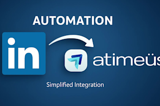 automated linkedin recruitment and CRM system with atimeus