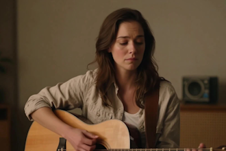 create an ai spokesperson or singing video with guitar