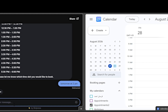 build an ai appointment booking agent and scheduling chatbot for your business