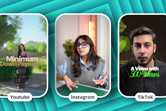 edit instagram reels, yt shorts, short form video for tiktok