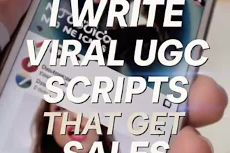 write ai ugc video scripts for tiktok and instagram ads