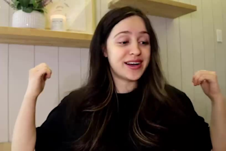 energetic female ugc spokesperson for tiktok video ads reels actor