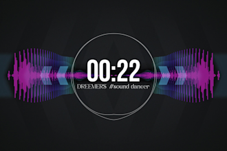 create custom sound visualizer for your intro