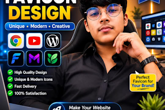 design a modern favicon