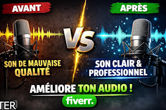 clean and enhance your audio track