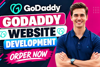 handle godaddy website development