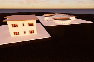 create a professional 3d bim model