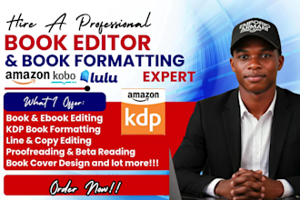 do book proofreading editing and formatting for amazon kdp copy and line editing