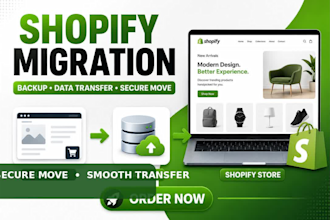 migrate your shopify store and backup your data securely