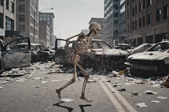 create viral ai skeleton shorts for youtube tiktok  instagram