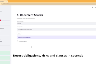 a private ai document search system local rag no API no cloud