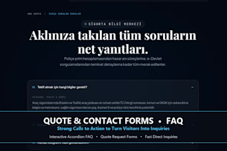 build a modern insurance agency broker or agent website