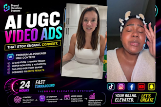 ugc video ads usa uk german french podcast spokesperson tiktok facebook reels ai