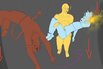make storyboard for animation, movies etc