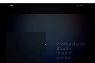 design a premium highend animated landing page with gsap