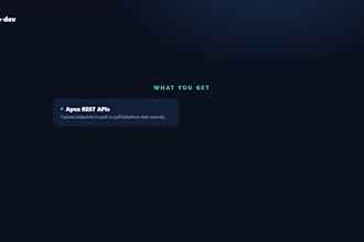 build salesforce integrations, apex rest apis and external data syncs