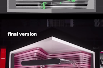 design 3d billboard animation led screen cgi video vfx ads