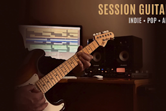 record session guitar for indie pop and alternative