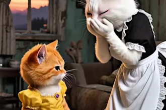 create ai cat videos and animal shorts for your social media