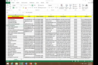 do web research lead generation, email list for any industry