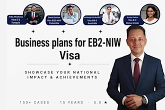write your eb2 niw business plan and professional plan