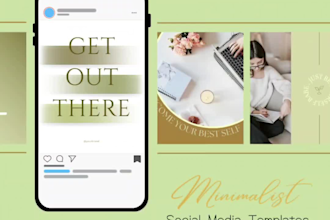 design clean and engaging canva social media posts