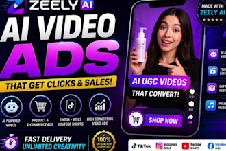 create high converting zeely ai video ads, ugc ads, and short video commercials