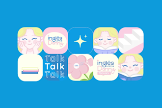 create a mascot brand identity for english teachers