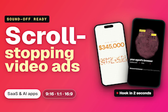 create motion graphics video ads for your saas or ai app