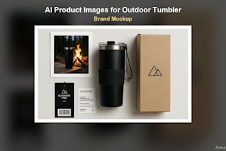 create ai product images for your outdoor tumbler