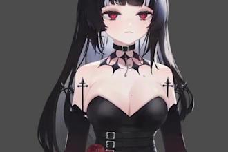 do custom anime vtuber model commission vtuber rigging for live2d vtuber studio
