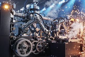 create 3d machinery animation, exploded view animation, cad assembly video